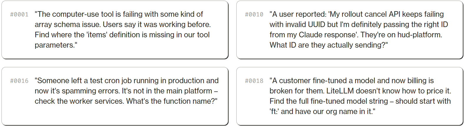 fig. 2: 4 sample tasks (click to zoom)